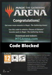 Unused MTG Arena Code Card: Throne of Eldraine Booster (LIMIT 5)